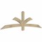 Ekena Millwork Davenport Rough Sawn Timber Gable Bracket, Douglas Fir, 84"W x 24"H x 2"D x 4"F, 7/12 Pitch GBW084X24X0204DAV00RDF - alternate 2